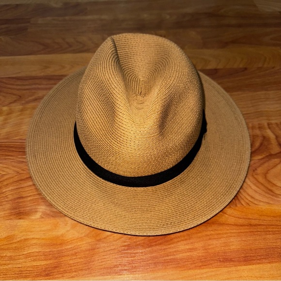 Pineapple Star 22”-22 3/4” Straw Style Paper Hat Men’s Size Medium Tan Hat - Picture 4 of 9